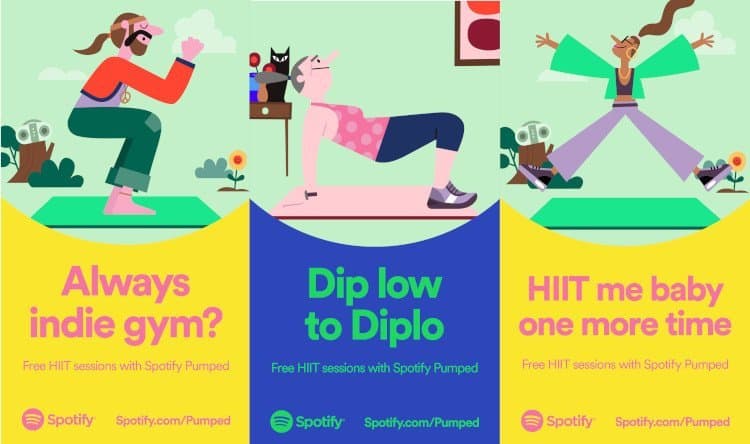 spotify pumped