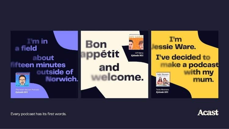 acast first words