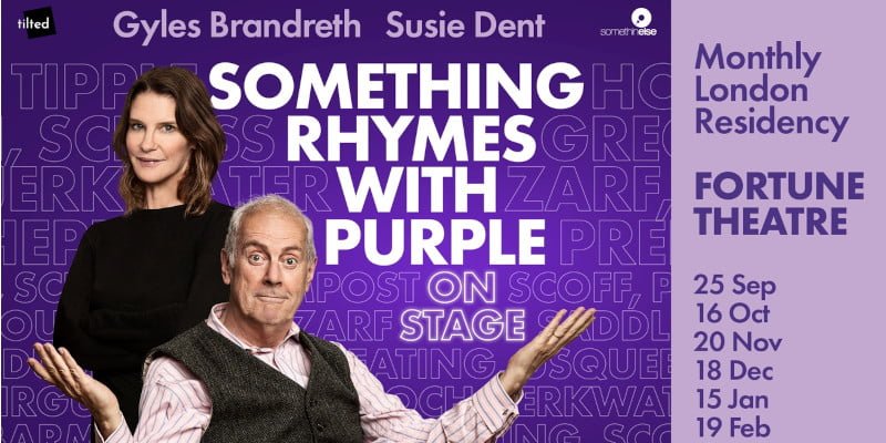 something rhymes with purple on stage