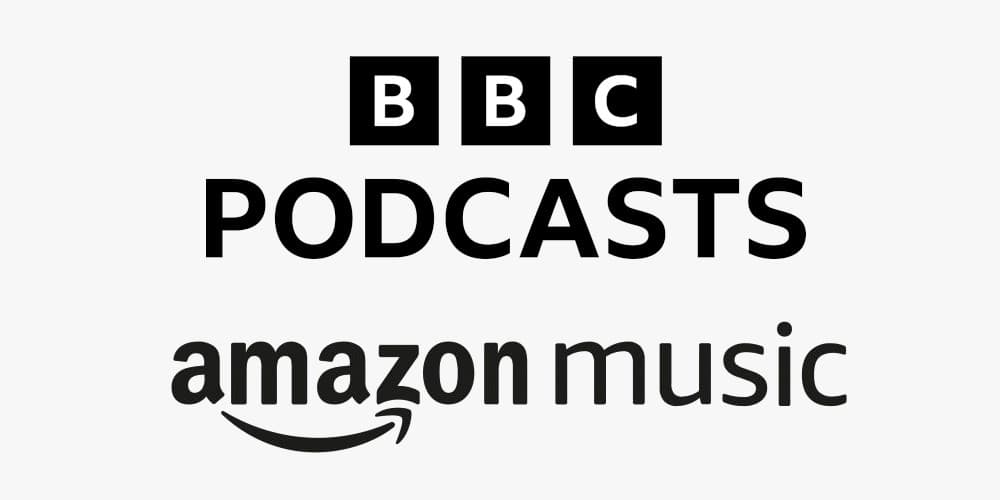 bbc podcasts amazon music logos