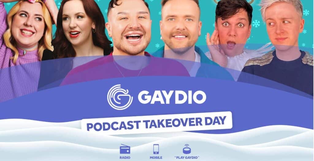 gaydio podcast takeover