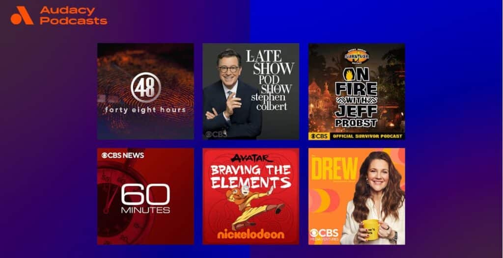audacy podcasts, cbs deal extended