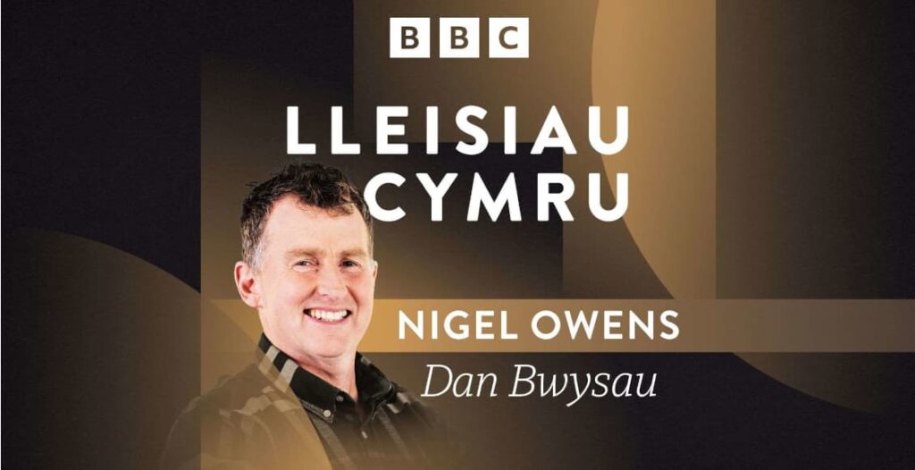 nigel owens dan bwysau