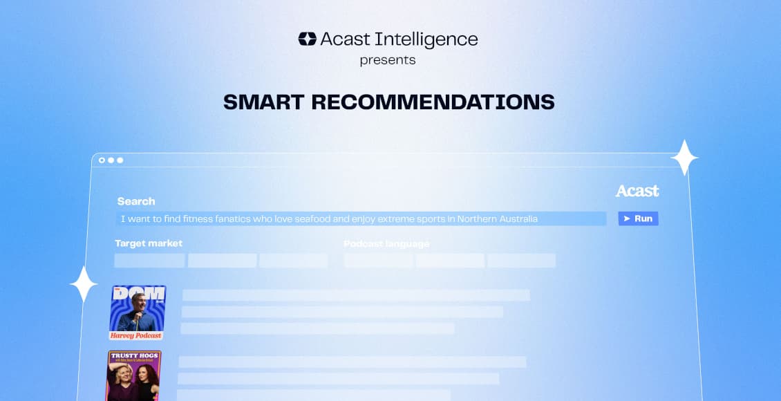 acast intelligence smart recommendations