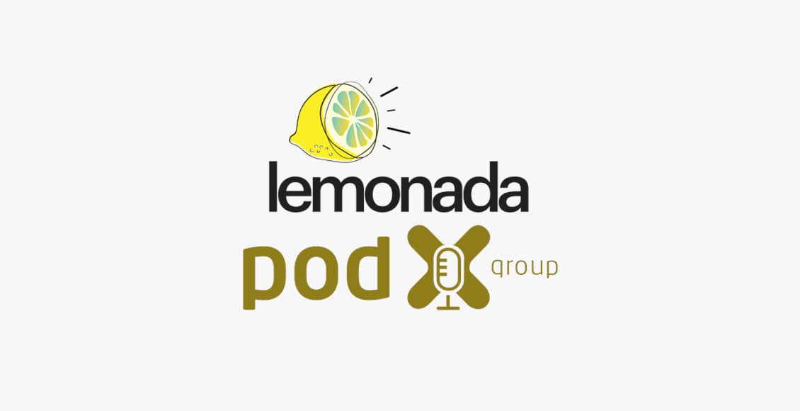 lemonada and podx logos