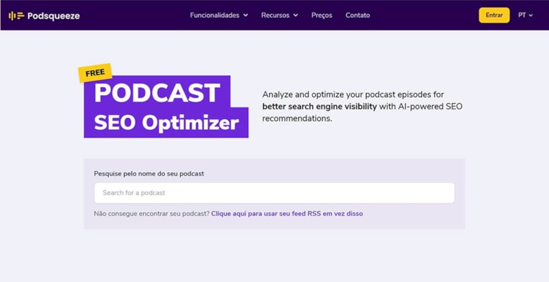 podsqueeze podcast seo optimizer