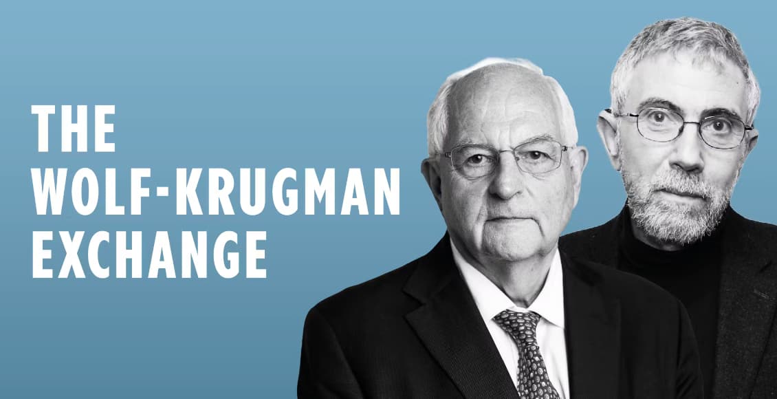 the wolf krugman exchange podcast
