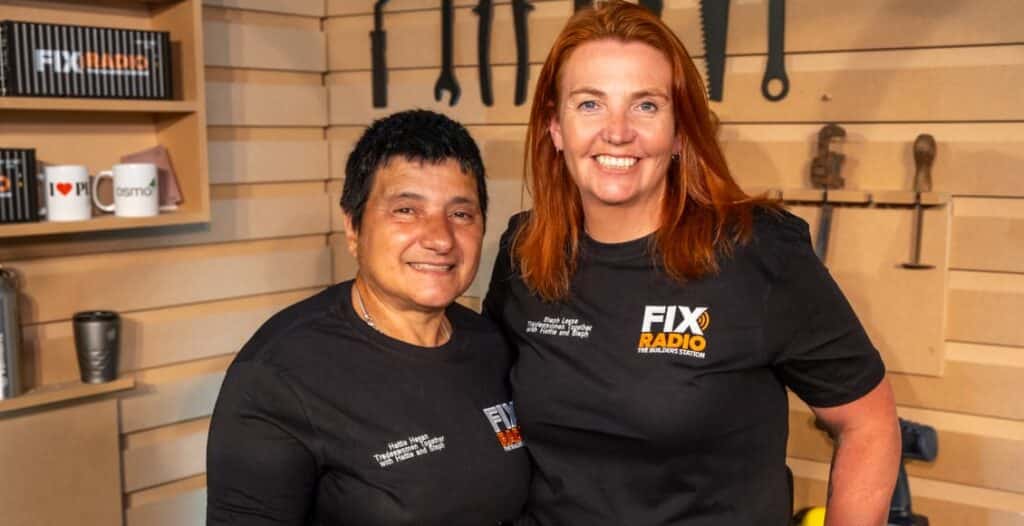 tradeswomen together with hattie and steph