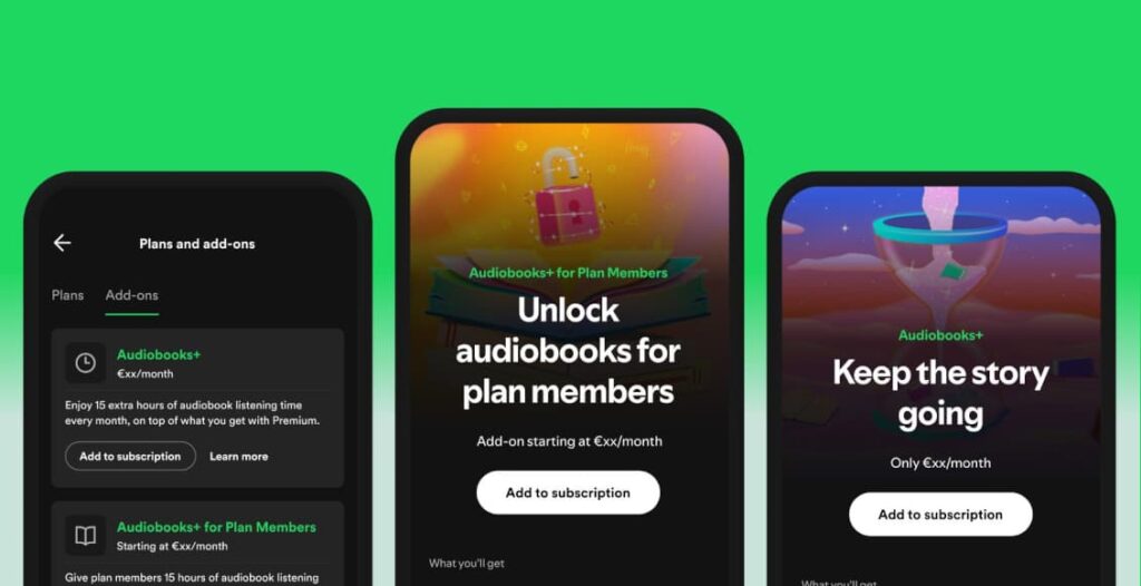 spotify audiobooks plus