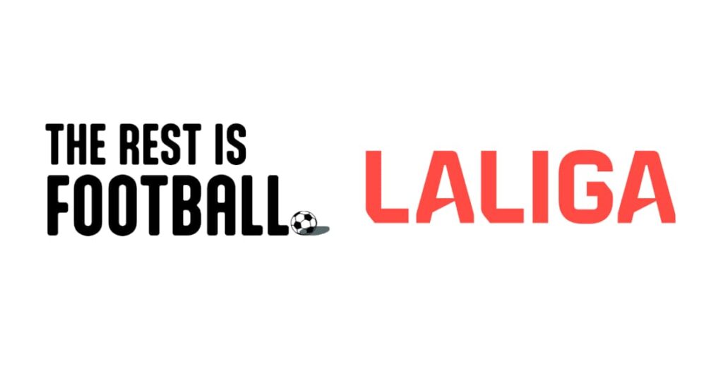 the rest is football and laliga logos