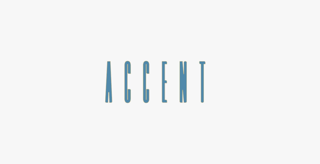 accent logo