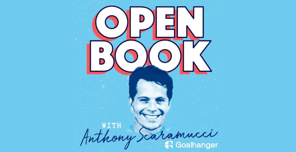 open book with anthony scaramucci