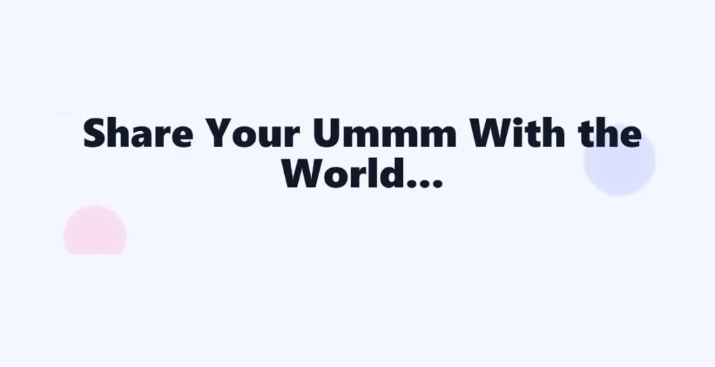 share your ummm