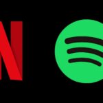 netflix and spotify logos