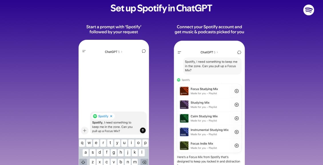 spotify chatgpt intergration
