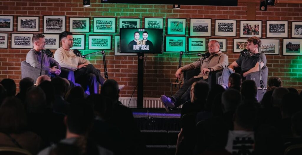 ireland rugby social podcast live recording