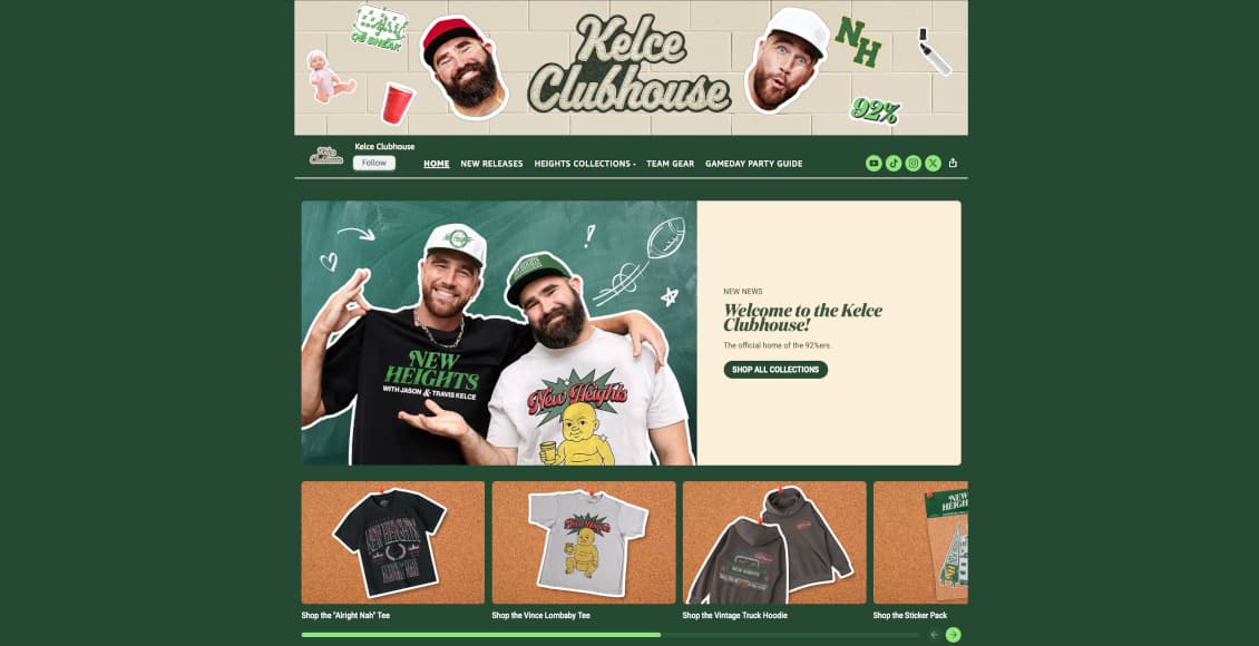kelce clubhouse