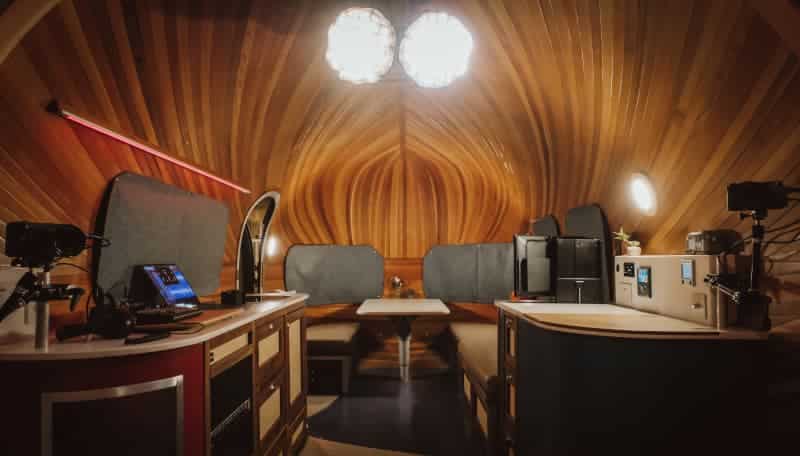 Unique mobile podcast studio The Pod launches for Midlands creators 2 the pod studio inside
