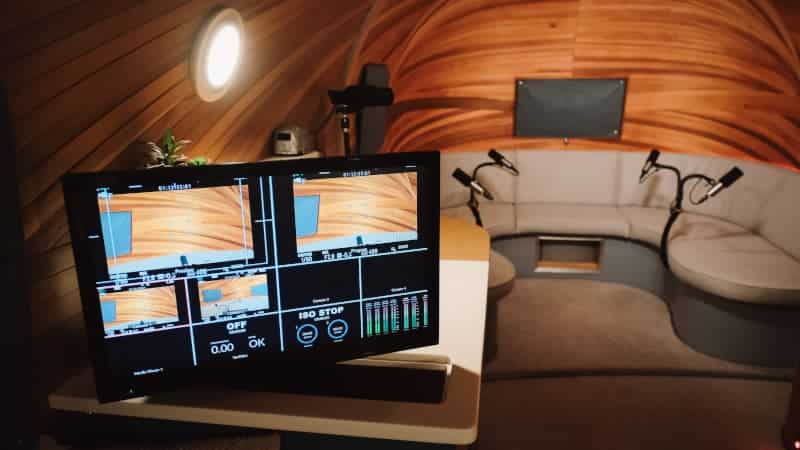 Unique mobile podcast studio The Pod launches for Midlands creators 3 the pod studio inside view