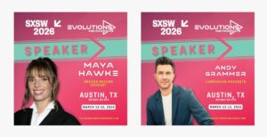 maya hawke, andy grammer at podcast movement evolutions