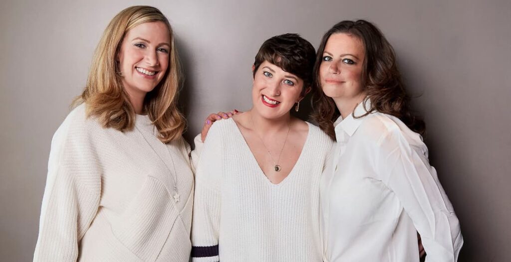 rachel bland, lauren mahon, deborah james