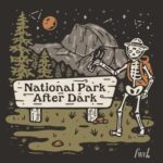 national park after dark