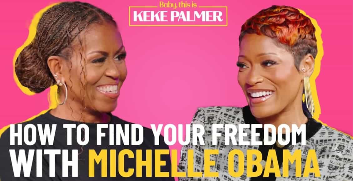 baby this is keke palmer with michelle obama