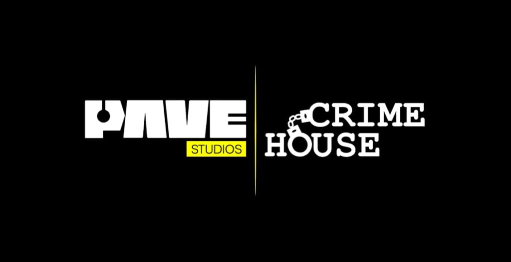 pave studios and crime house logos