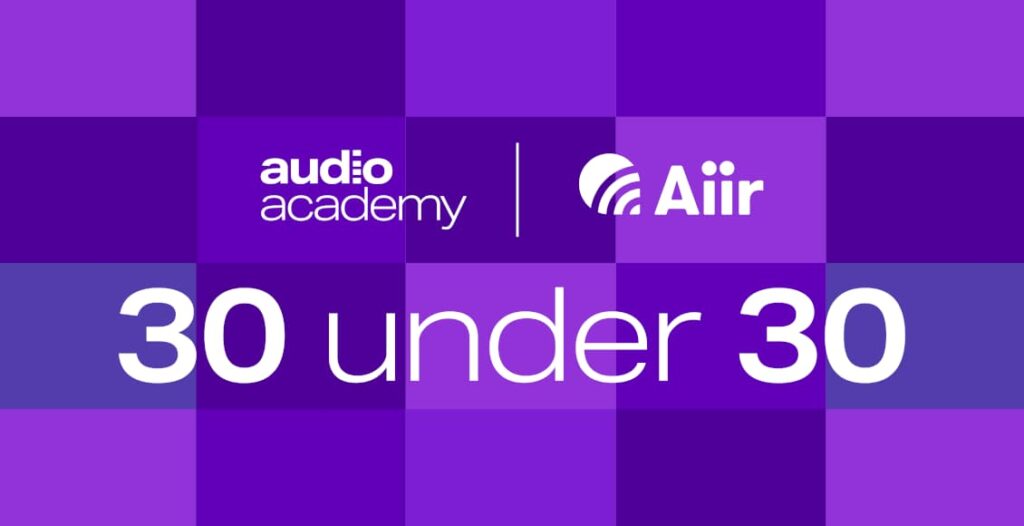audio academy 30 under 30