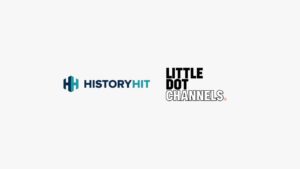 history hit, little dot studios logos