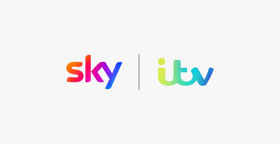 sky and itv logos